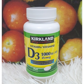 Well Being Kirkland Signature Vitamin D3 1000 IU/ 25 mcg 360 Tablets #1