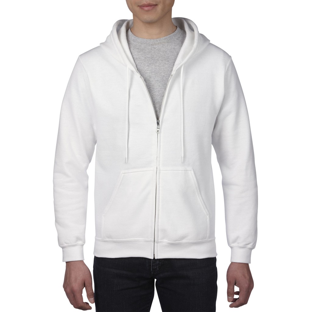 white gildan sweatshirt