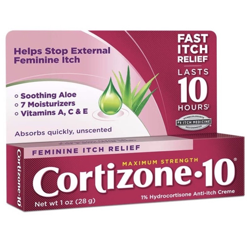Cortizone 10 Feminine Anti Itch Cream Max Strength 1 Oz 28g Shopee Philippines