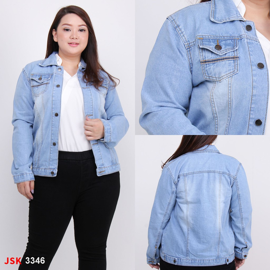 jaket jeans big size