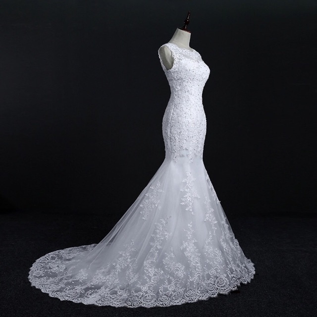 mermaid cut wedding dress