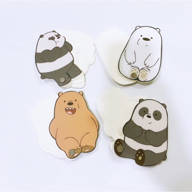  We  Bare  Bears  Notes We  Bare  Bears  Mini Notebook  Shopee 