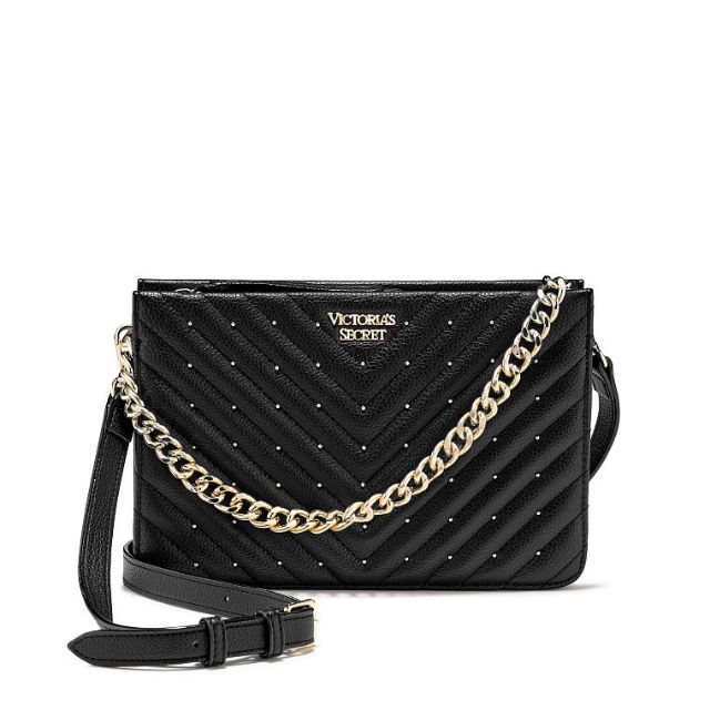 victoria secret crossbody bag black