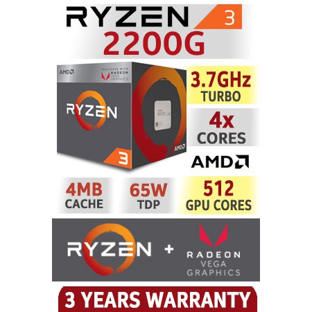 Amd Ryzen 3 20g Processor Am4 Shopee Philippines