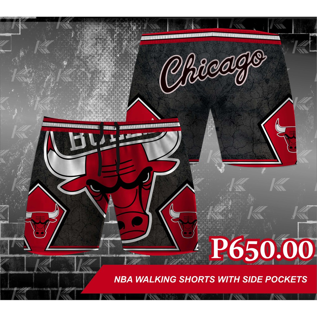 chicago bulls shorts with pockets