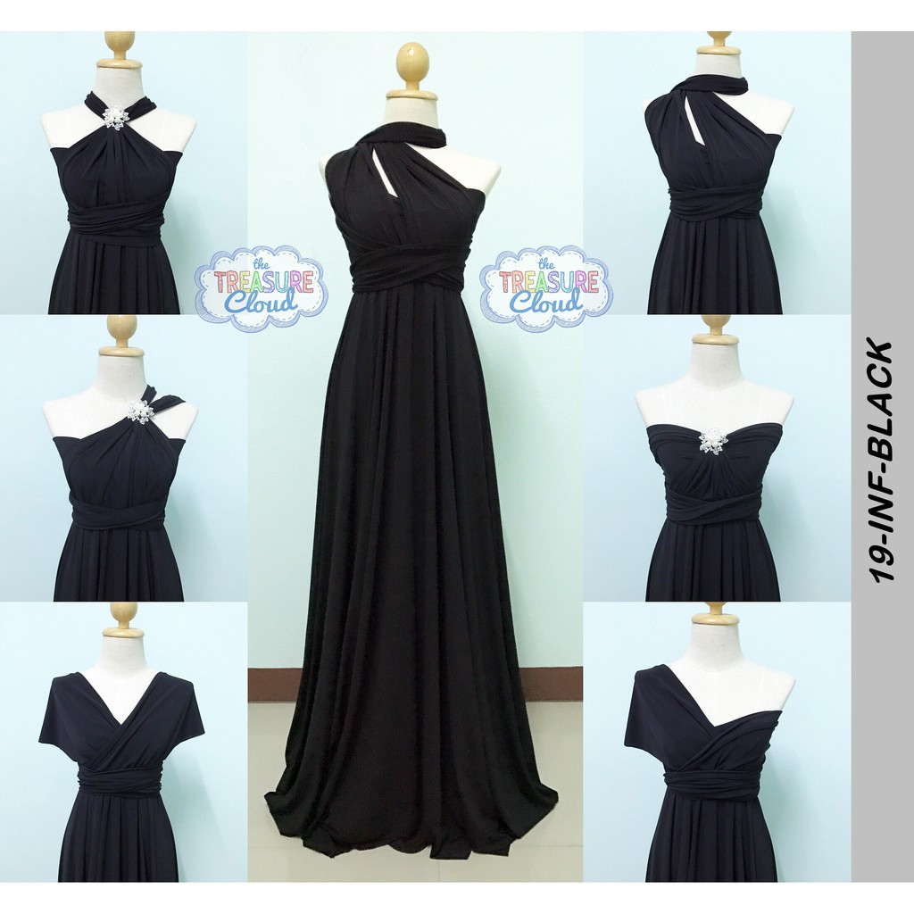 infinity dress black