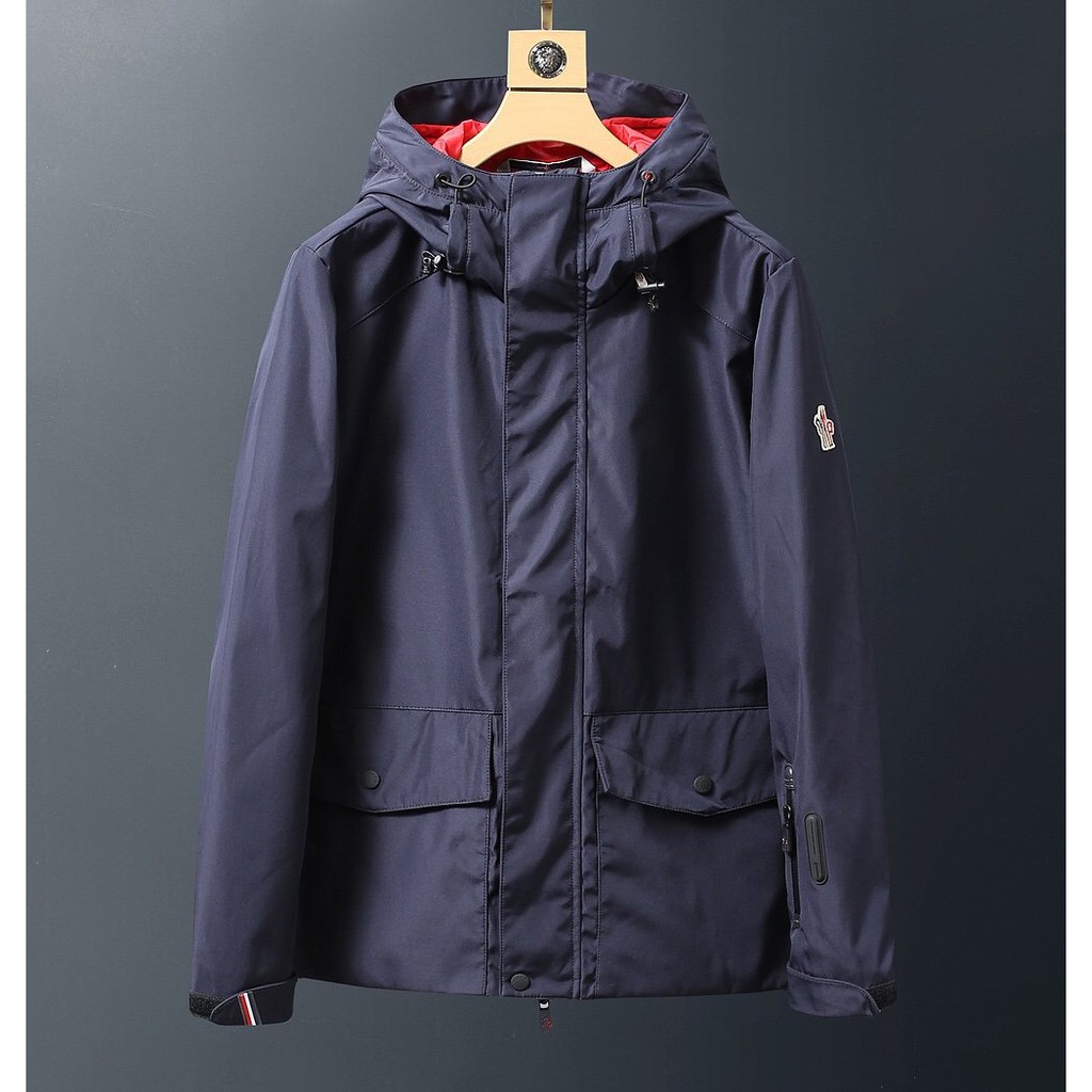 moncler jacket blue mens