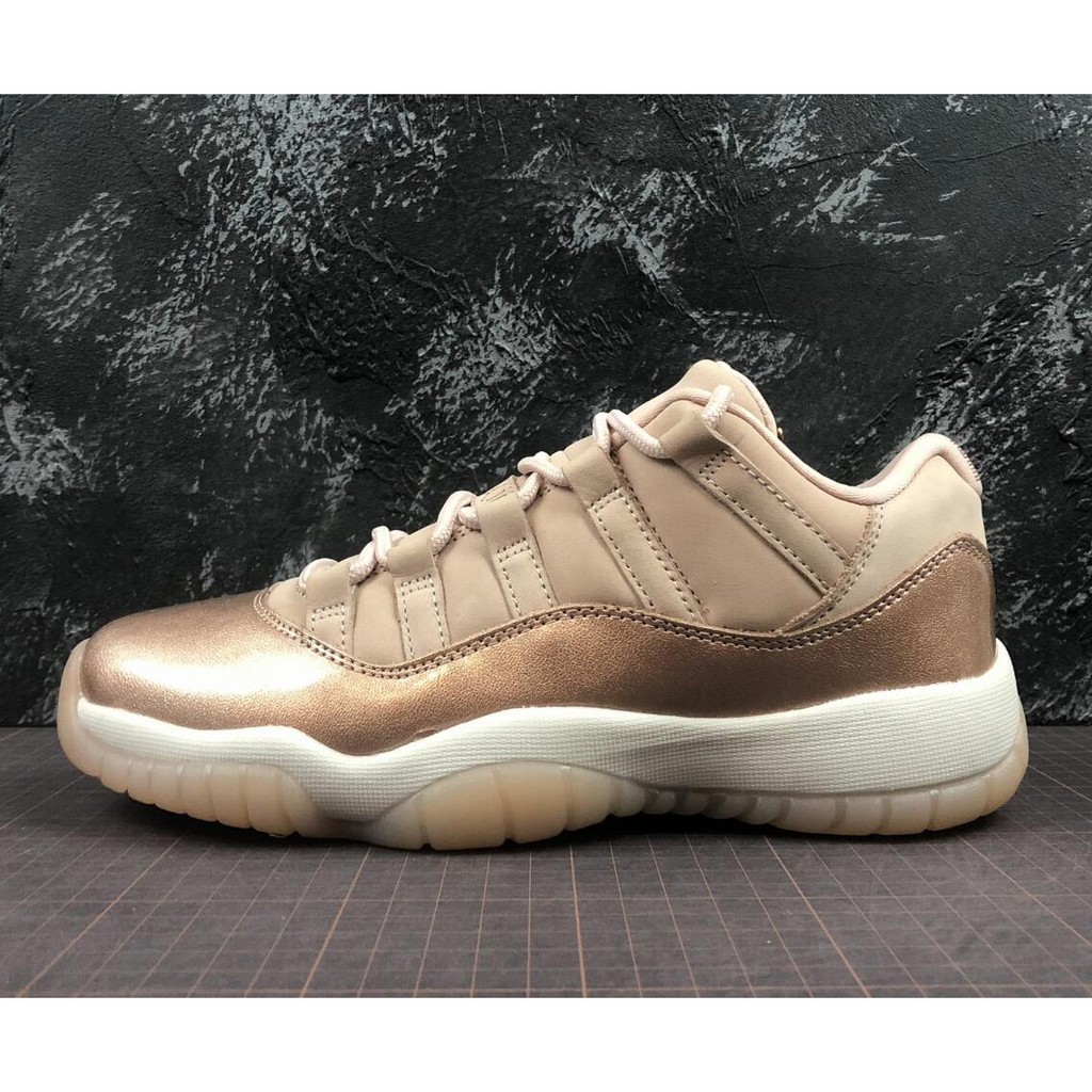 air jordan 11 low rose gold