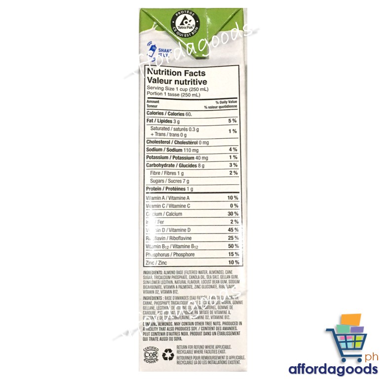 Raw Almond Milk Nutrition Facts Besto Blog