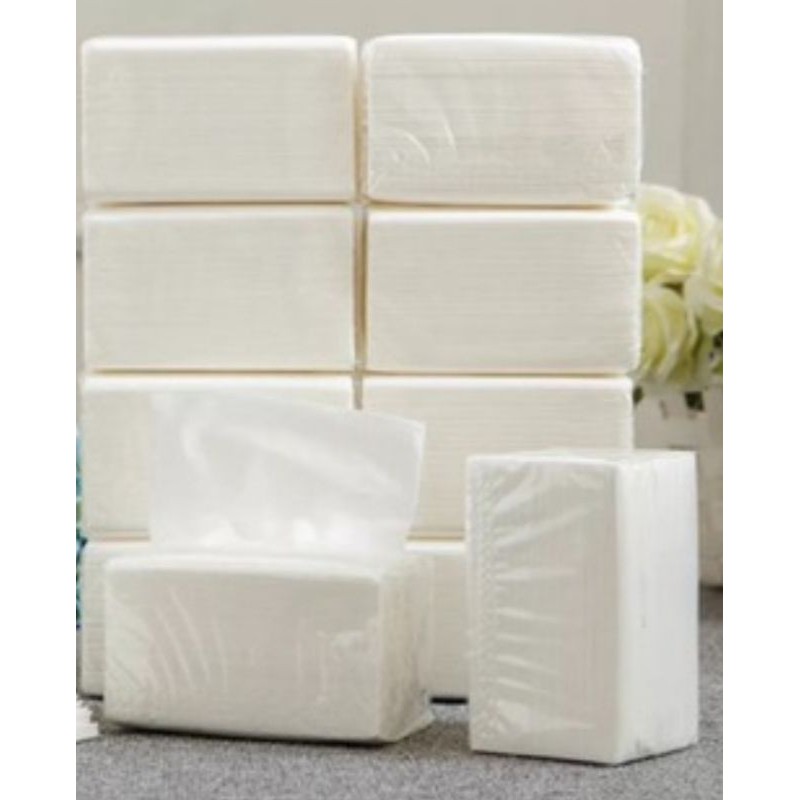 100% natural Facial tissue paper 3 ply 100 pulls for kitchen car toilet ...