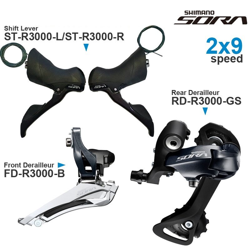 shimano sora 2x9v