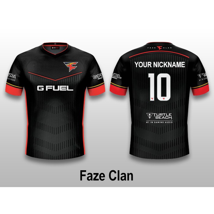 Faze Clan Dota 2 Jersey Tshirt 