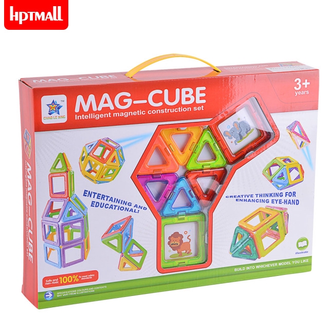 plastic magnetic building toys