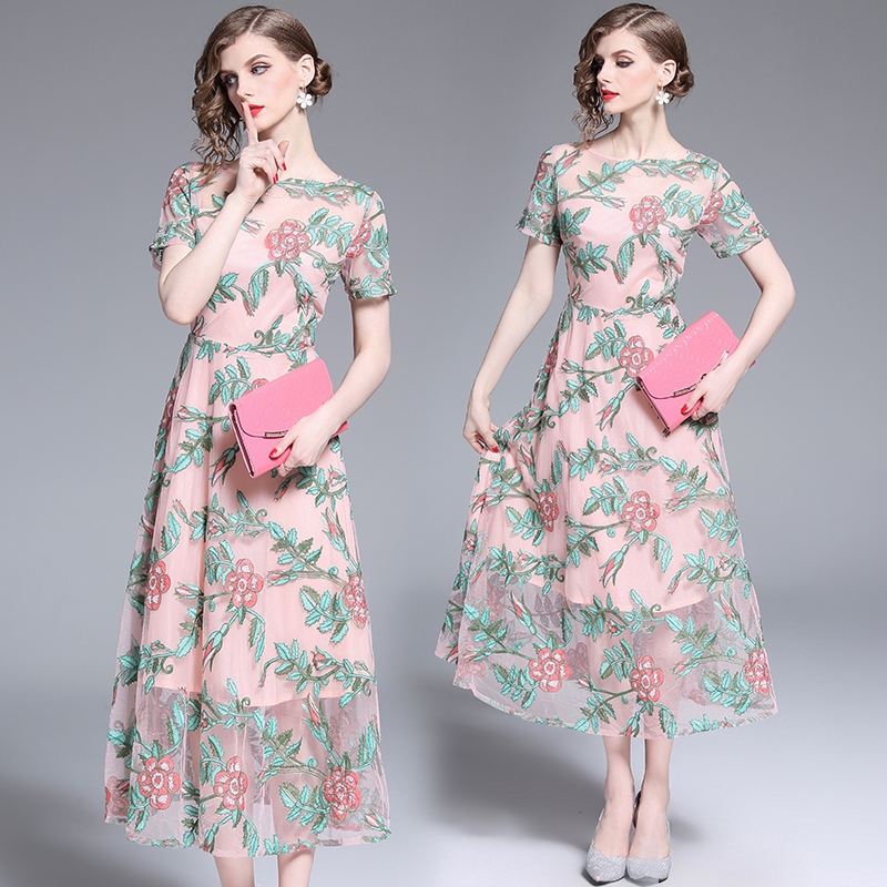 women floral maxi dress