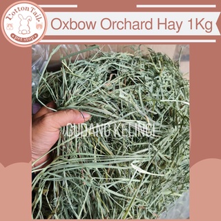 Oxbow ORCHARD Hay 1kg (Equivalent To Timothy Grass) - Rabbit Food / Guinea Pigs