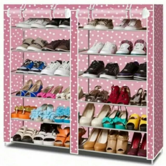 Free Shipping High Quality Double Capacity 6 Layer Shoe Rack Shopee Philippines