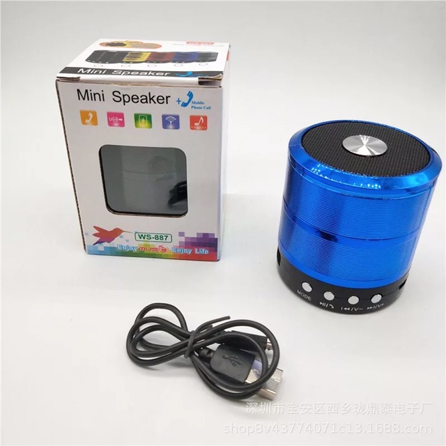 bluetooth speaker ws 887 battery charging time