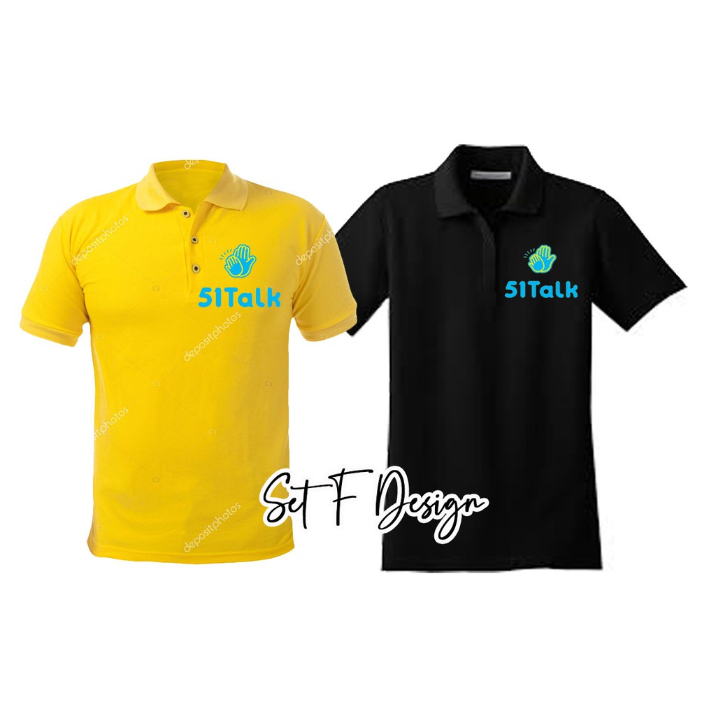 51talk polo shirt design | Shopee Philippines