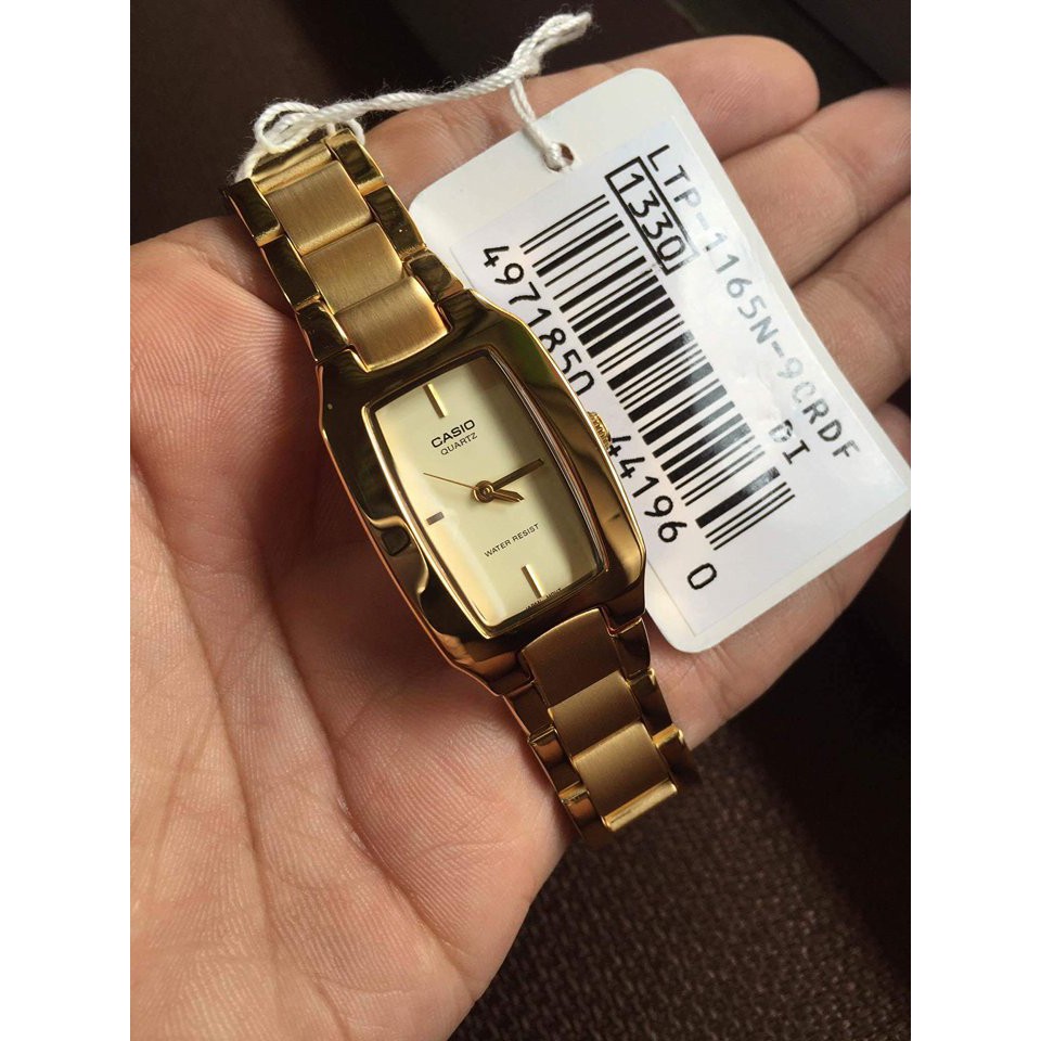 casio gold plated watch