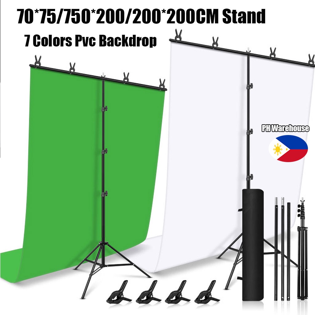 Backdrop Stand 1.52/22M T-Shape Stand Pvc Background Wall Cloth Photo
