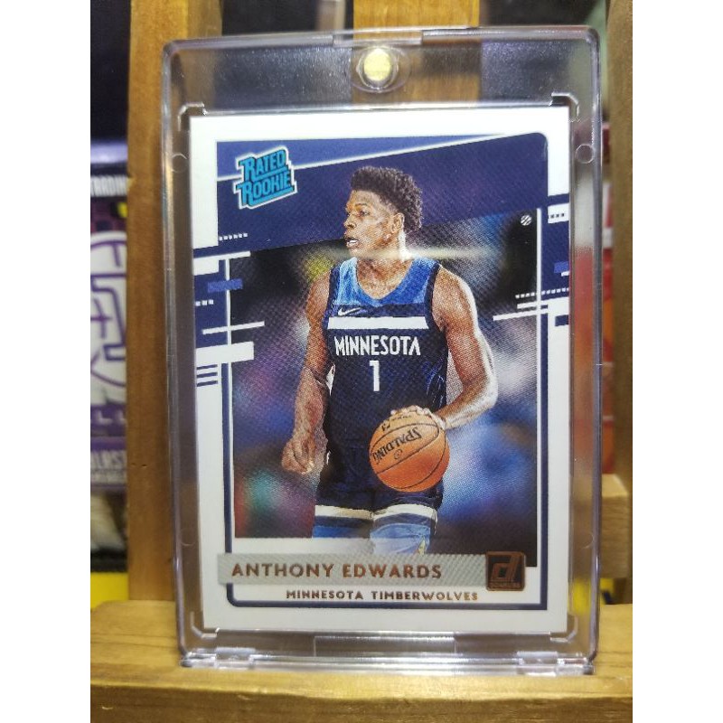 トレーディングカード Anthony Edwards PSA Rookie Auto Rated Donruss