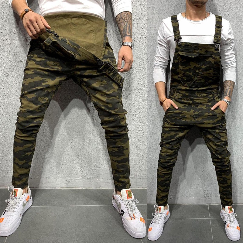 mens camo denim jeans