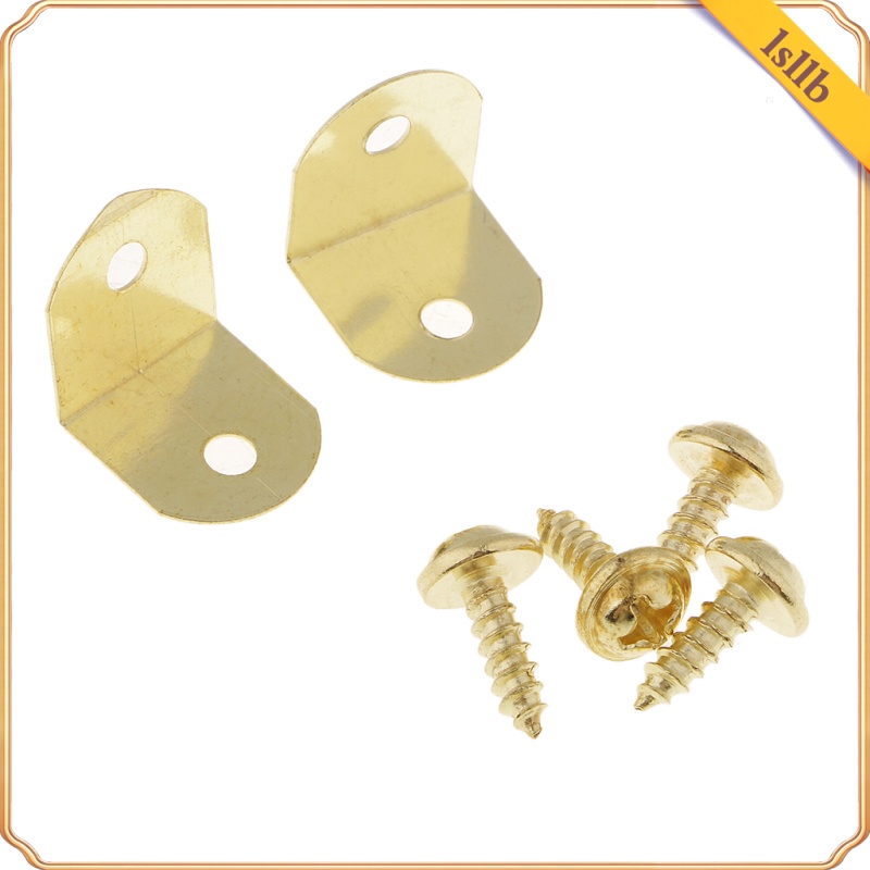 100 Pcs Stainless Angle Bracket Small L Shape Corner Repair Brace Mini Metal L Shape Picture