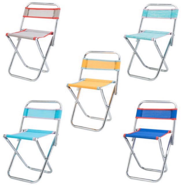 Portable Folding Chair With Back