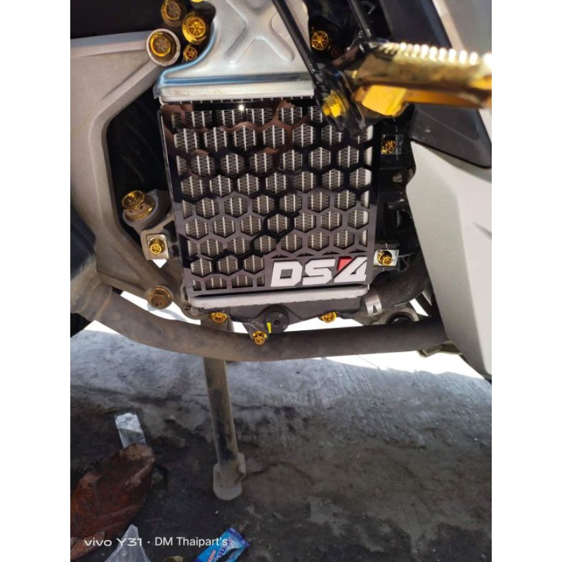 Honda Click Acrylic Radiator Cover Transparent V1 V2 125 150 GC