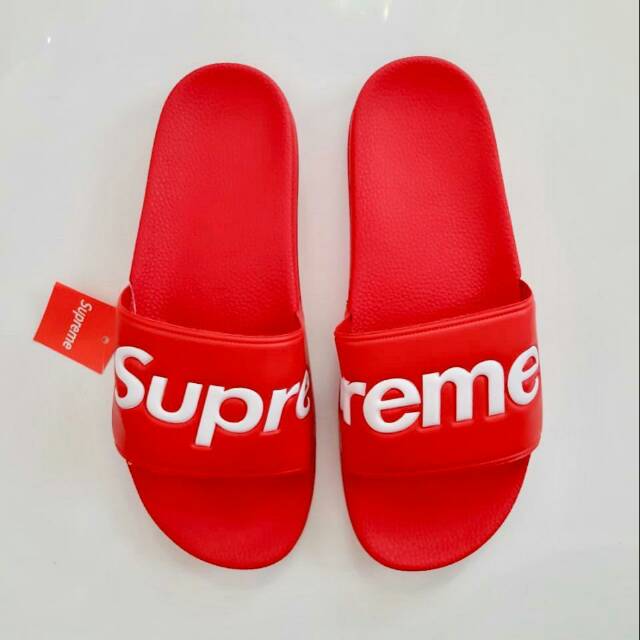 supreme flip flop slippers