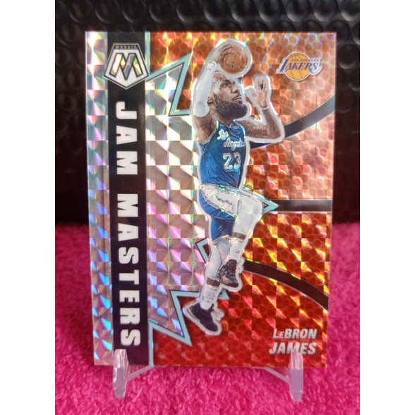NBA Cards Lebron James Los Angeles Lakers Mosaic Jam Masters Insert