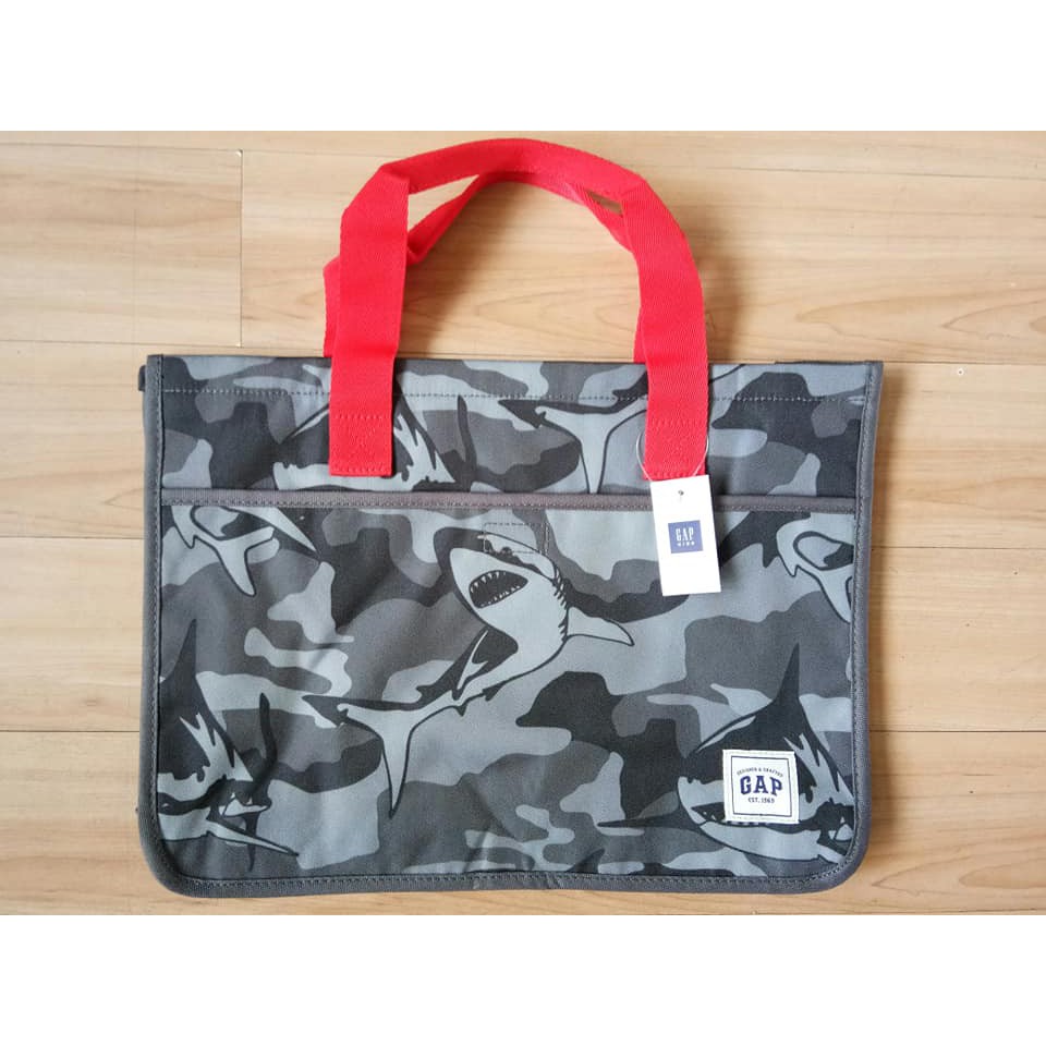 gap camo tote bag