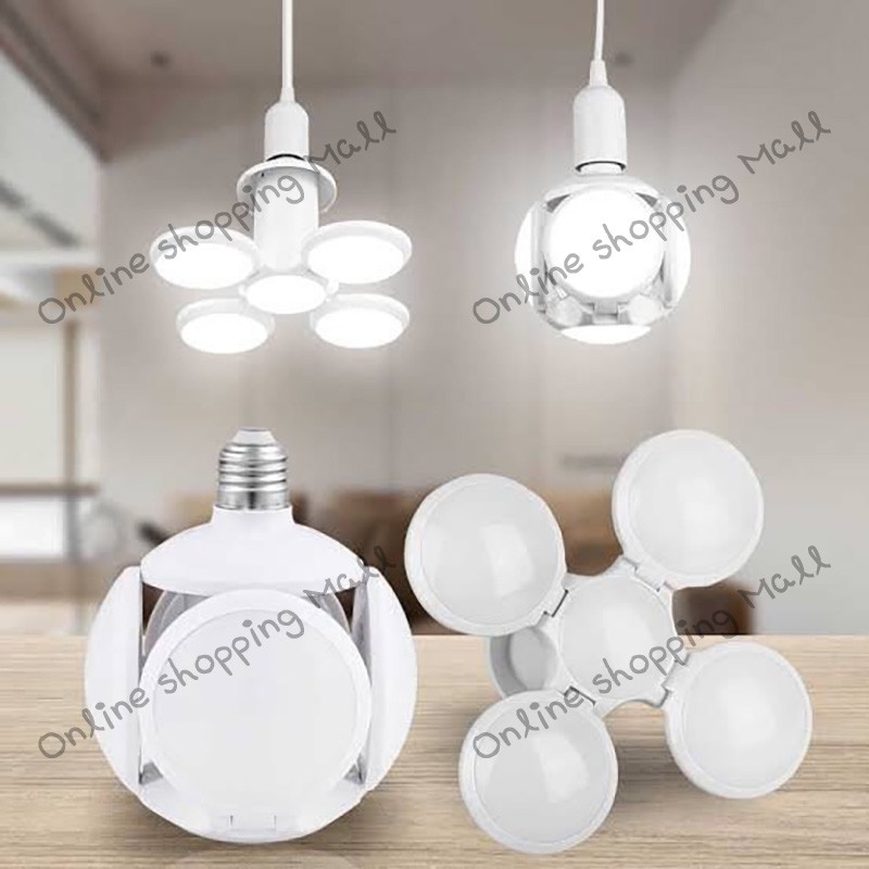 Foldable Football UFO Led 360 Degree Light Bulb Ceiling Lamp（Factory