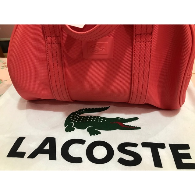 LACOSTE Small Bowling Bag Shopee Philippines