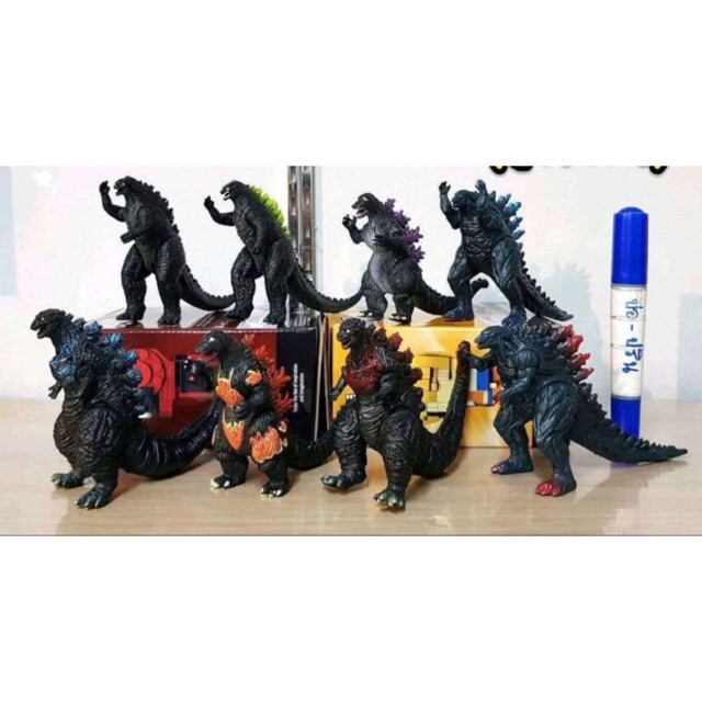 Godzilla Mini Figure Set Of 8 | Shopee 