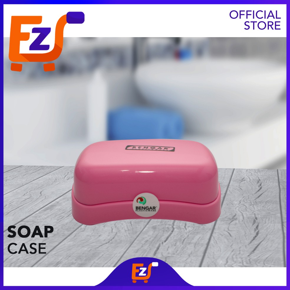 EZ DEAL Bengar Plastic Soap Bar Case for Bathroom Soap Organizer
