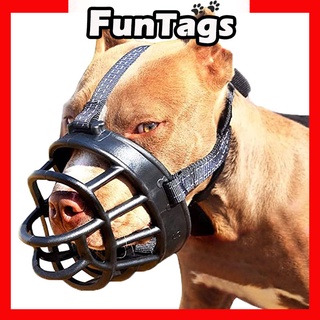 Dog Muzzle for Medium Dogs, Allows Panting and Drinking-Comfortable, Adjustable, Durable
