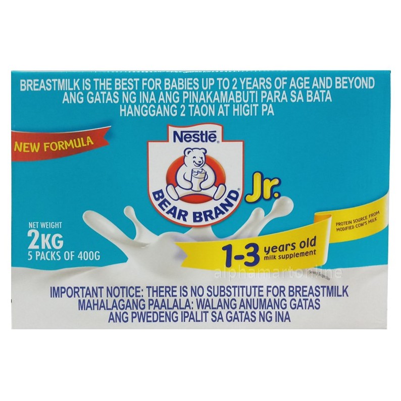 Bear Brand Jr. 2kg (For 1-3 years old) | Shopee Philippines