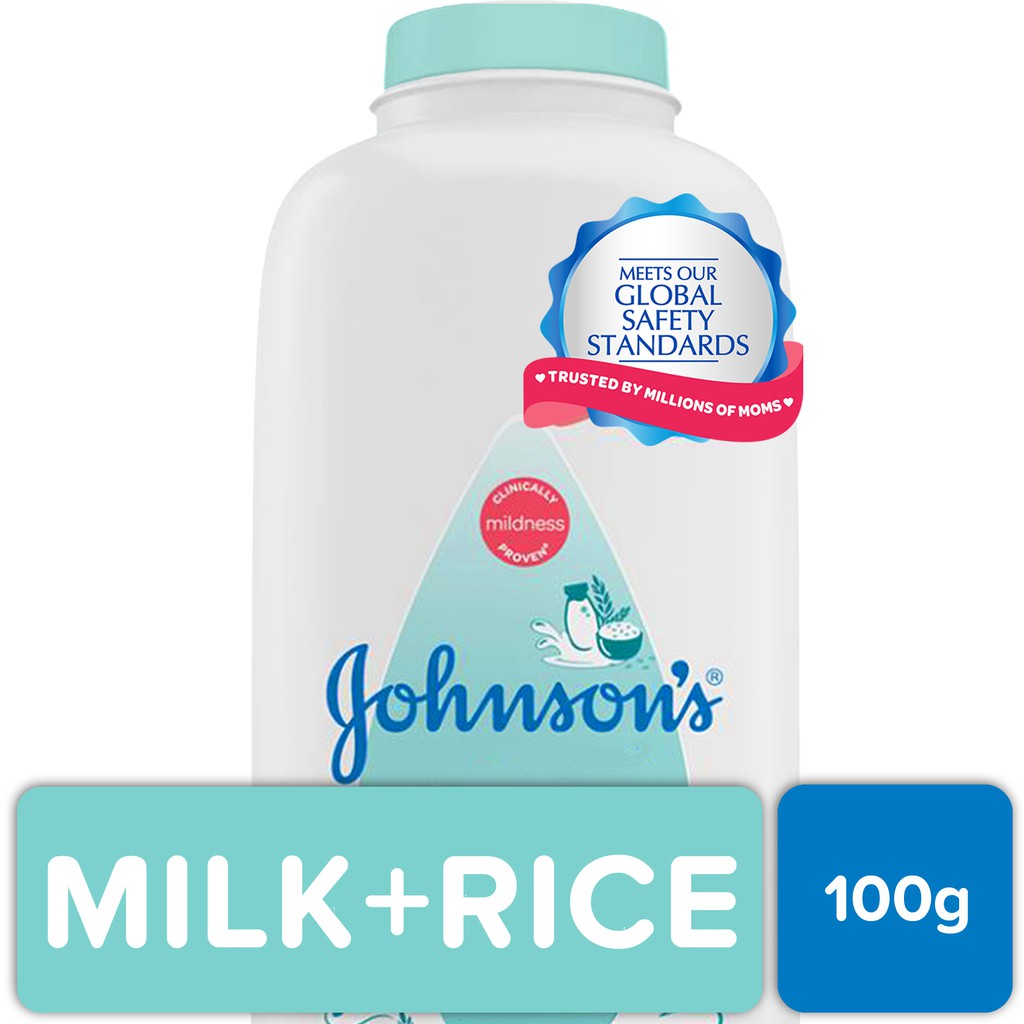 Johnson's Milk+Rice Baby Powder 100g Shopee Philippines