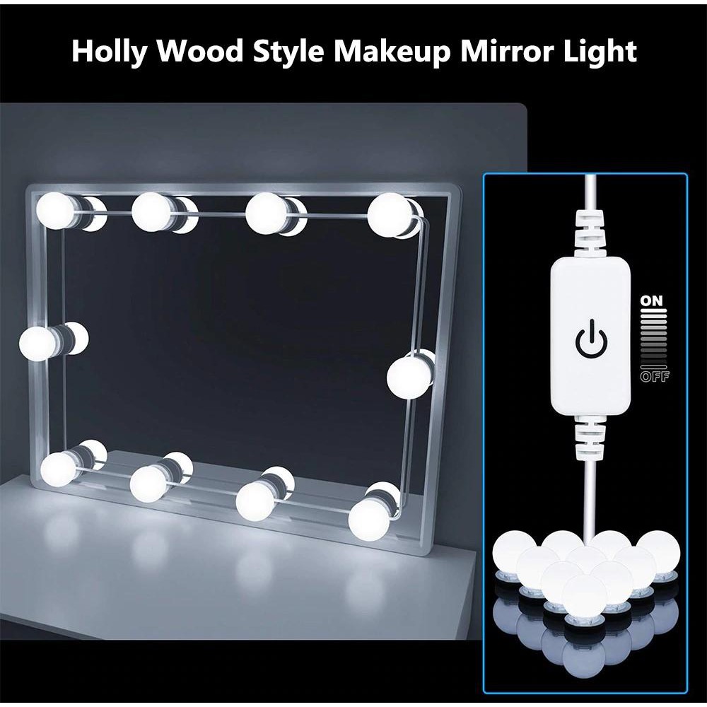 LED Light Lamp Kit Makeup Mirror Light 