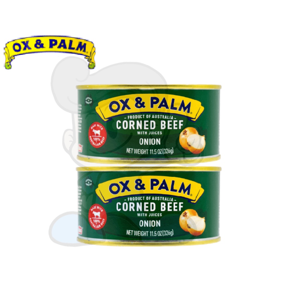 Ox Palm Corned Beef With Juices And Onion 2 X 326 G Shopee 