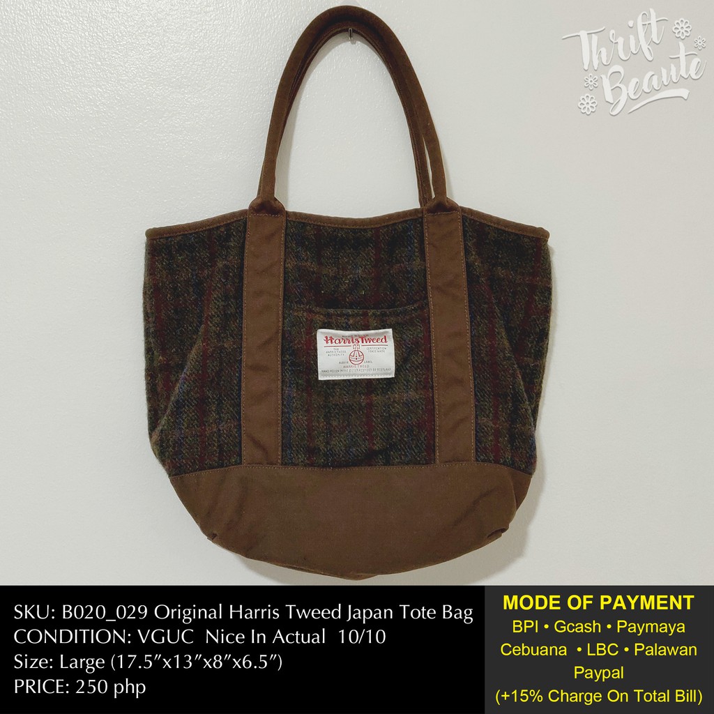 harris tweed sling bag