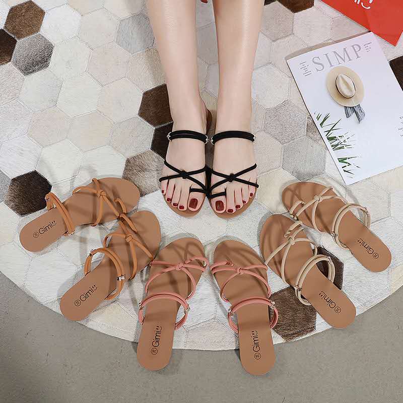 New Givi Korean Flat Sandals | Shopee Philippines