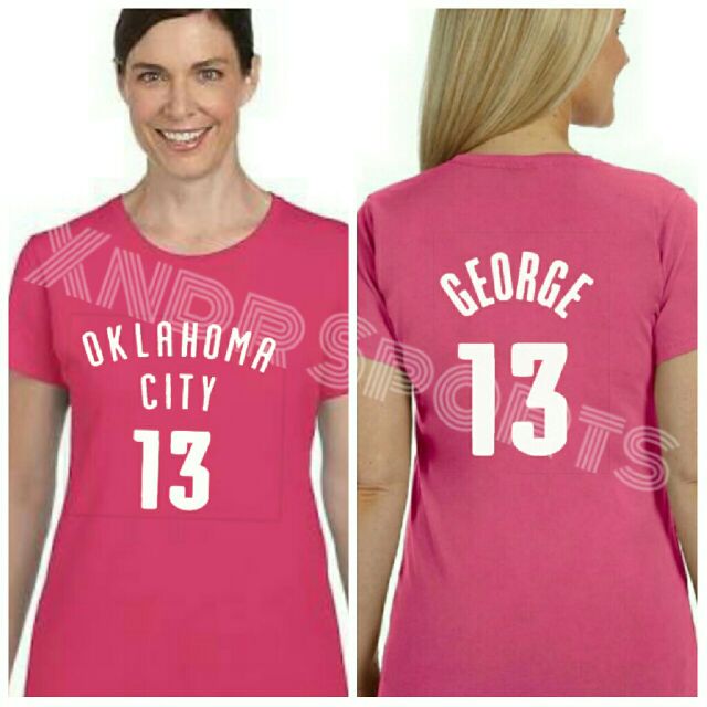 pink okc thunder shirts