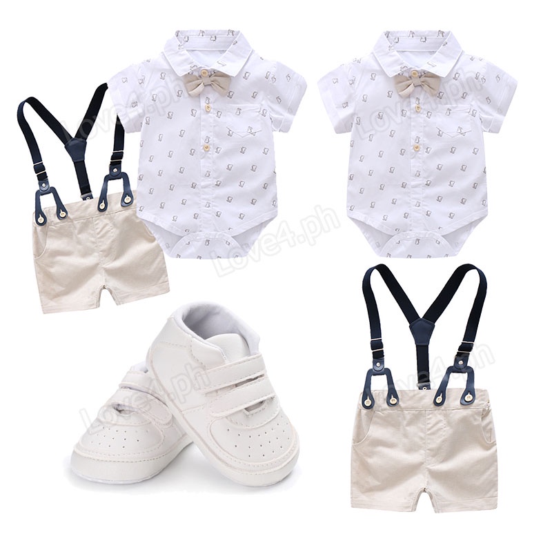 Baptismal Baby Boy Clothes Birthday Gentlemen Baptism Outfit 018