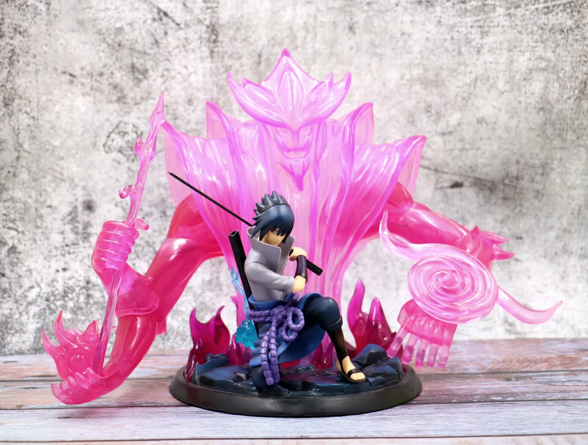 【COD READY STOCK】 Action Figure Naruto Uchiha Sasuke Susanoo Shippuden ...