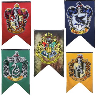 ON HAND Harry Potter Flag Hogwarts House Party Gryffindor | Shopee ...