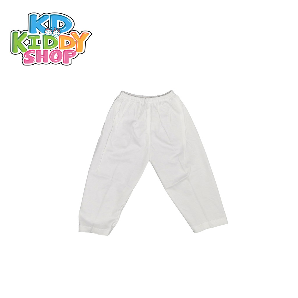 Justborn Newborn Baby Long Pants Premium grade white fabric Best grade