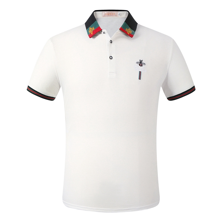 cotton polo with bee