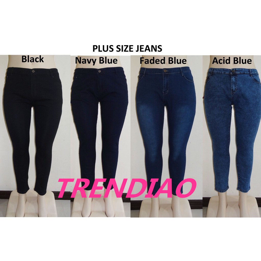 high quality plus size jeans